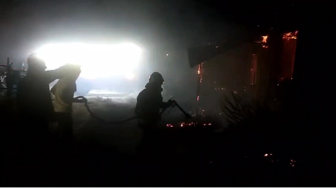 Van’da boş evde yangın çıktı