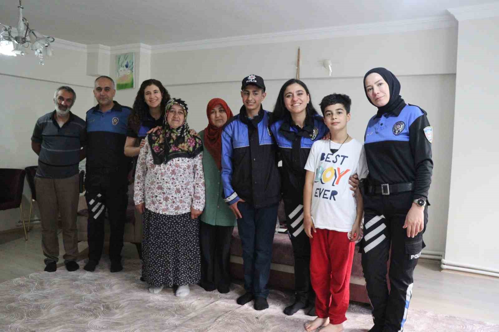 Kadir’in polis üniforma hayali gerçek oldu