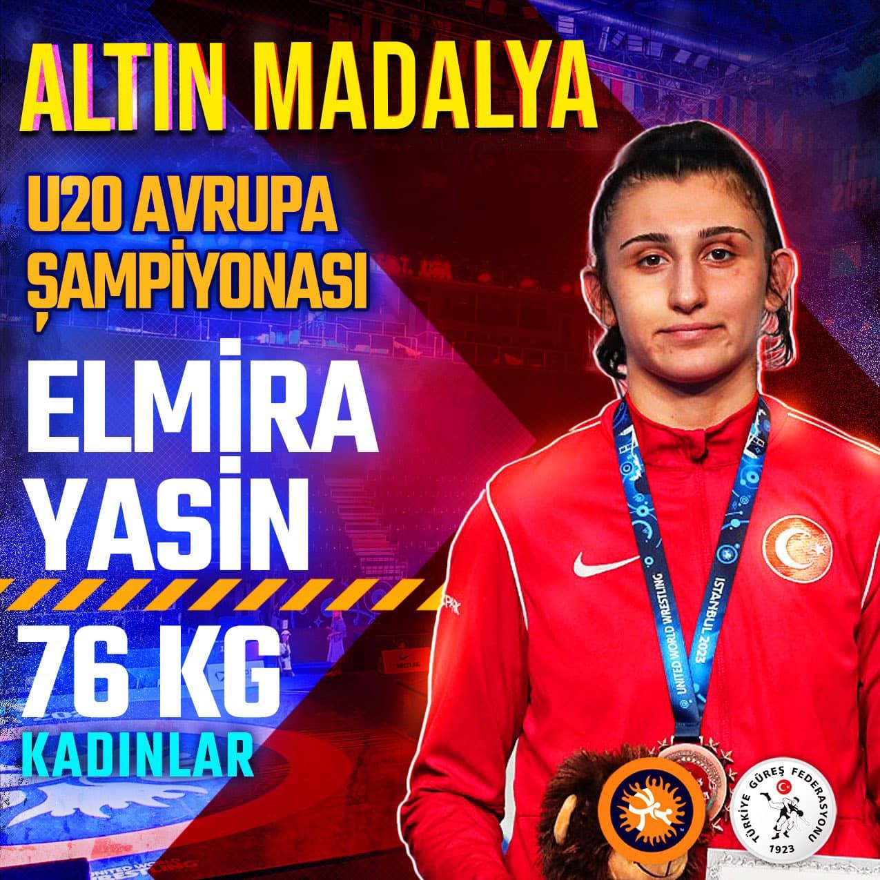 Milli sporcu Elmira Yasin’den altın madalya