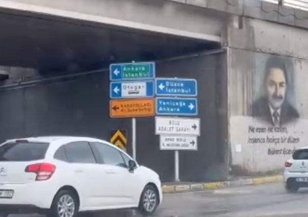 Bolu’da ani yağış alt geçitleri göle döndürdü