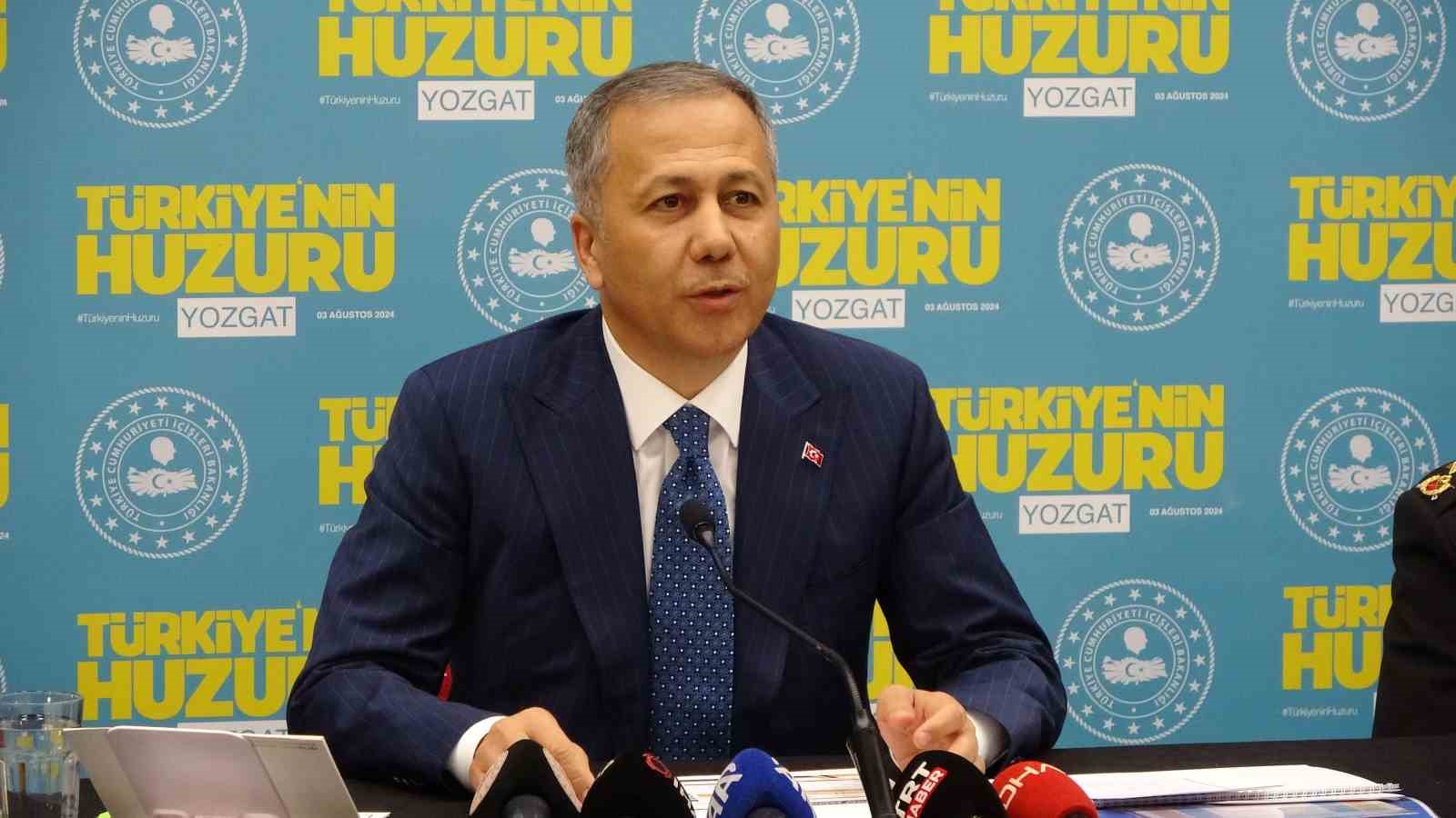 Bakan duyurdu: “Geçen yılın ilk 7 ayına göre bu yıl hırsızlık suç oranı yüzde 47 düştü”