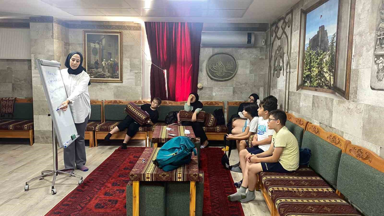 Çocukların bu yaz tatili dolu dolu geçiyor