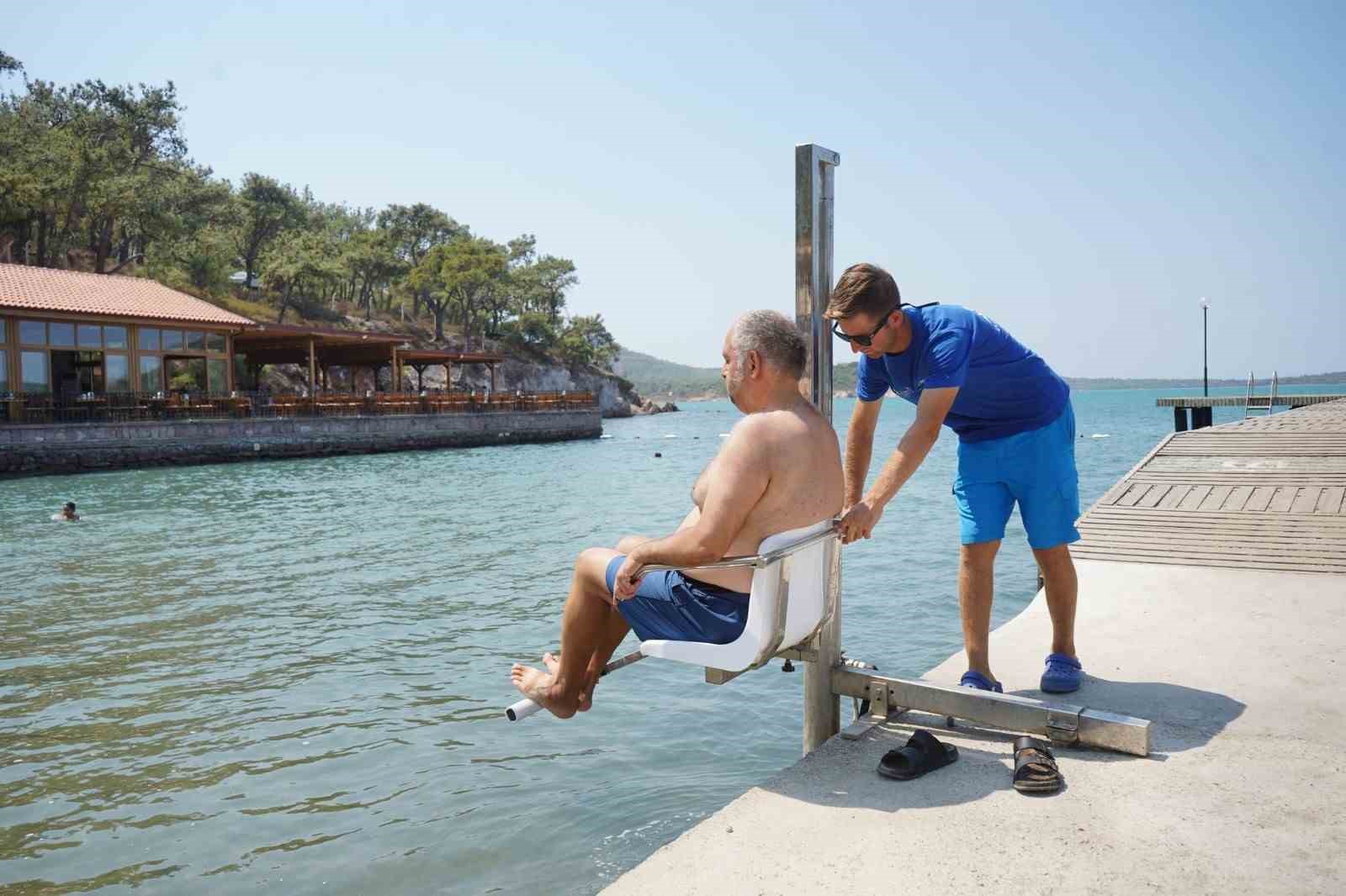 Engelsiz plaj ve engelsiz tesislere yoğun ilgi