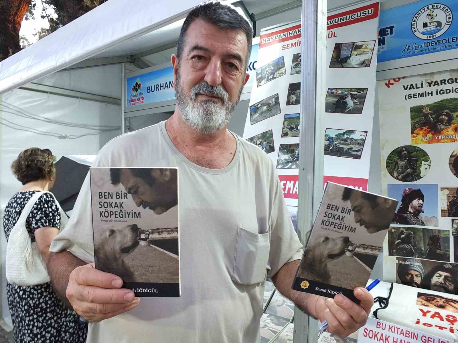Yazdığı kitabın gelirini kitabın geliri sokak hayvanlarına