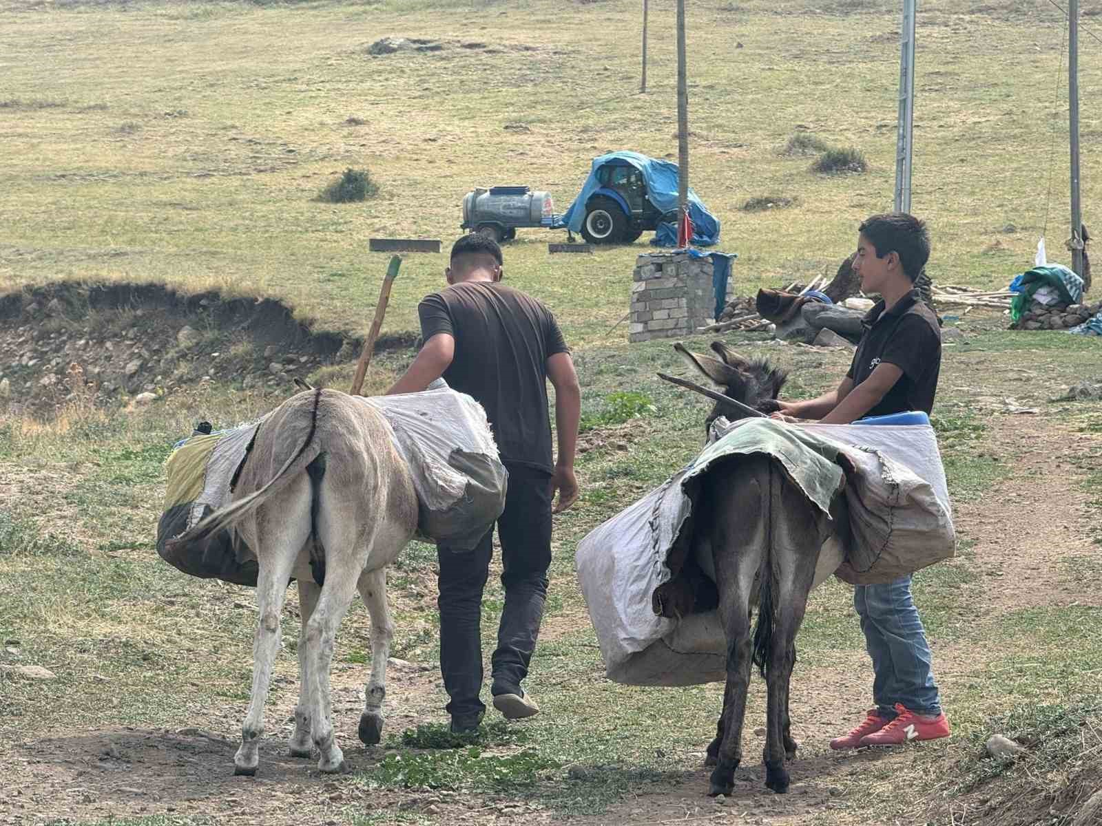 Iğdırlı çocukların eşekle su taşıma çilesi