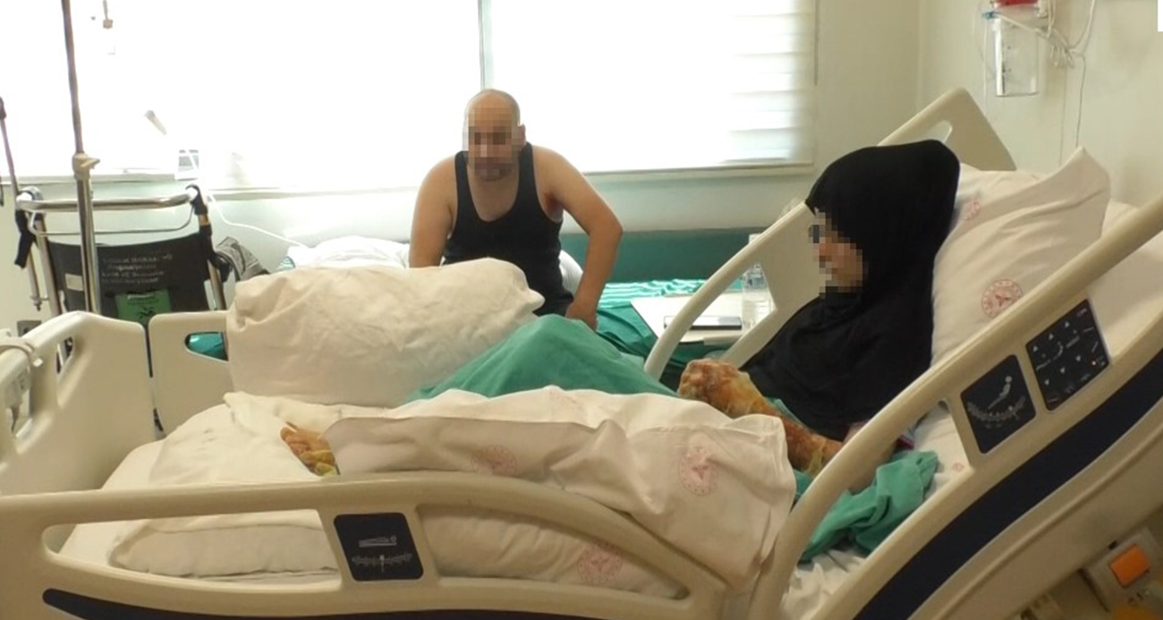 Mangal ateşine dezenfektan döken çift dehşeti yaşadı