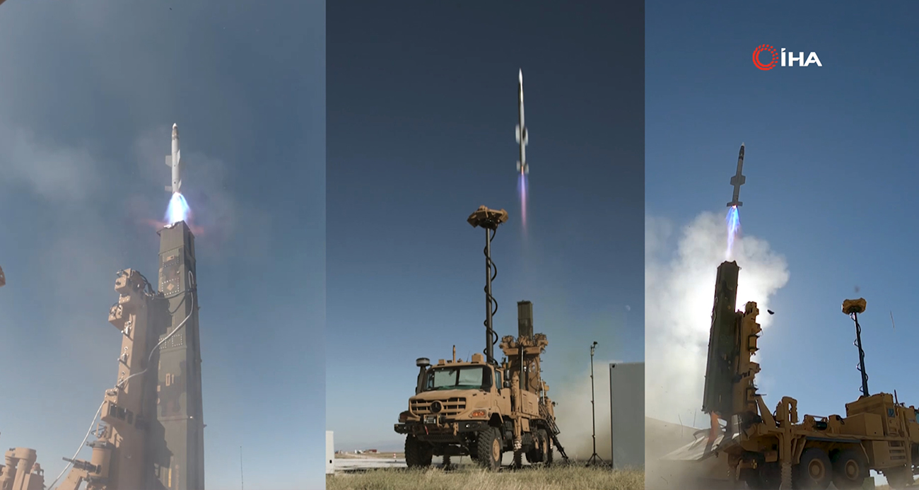 Yerli hava savunma füze sistemi “Hisar O”dan büyük başarı!