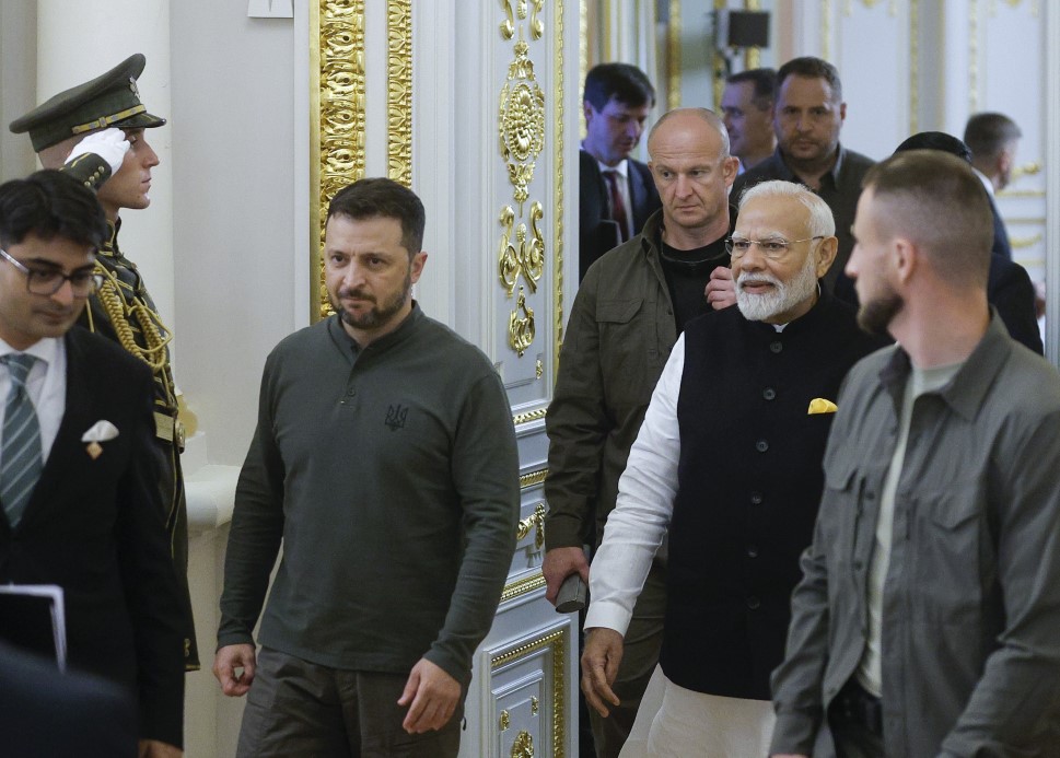 Hindistan Başbakanı Modi Ukrayna’yı ziyaret etti