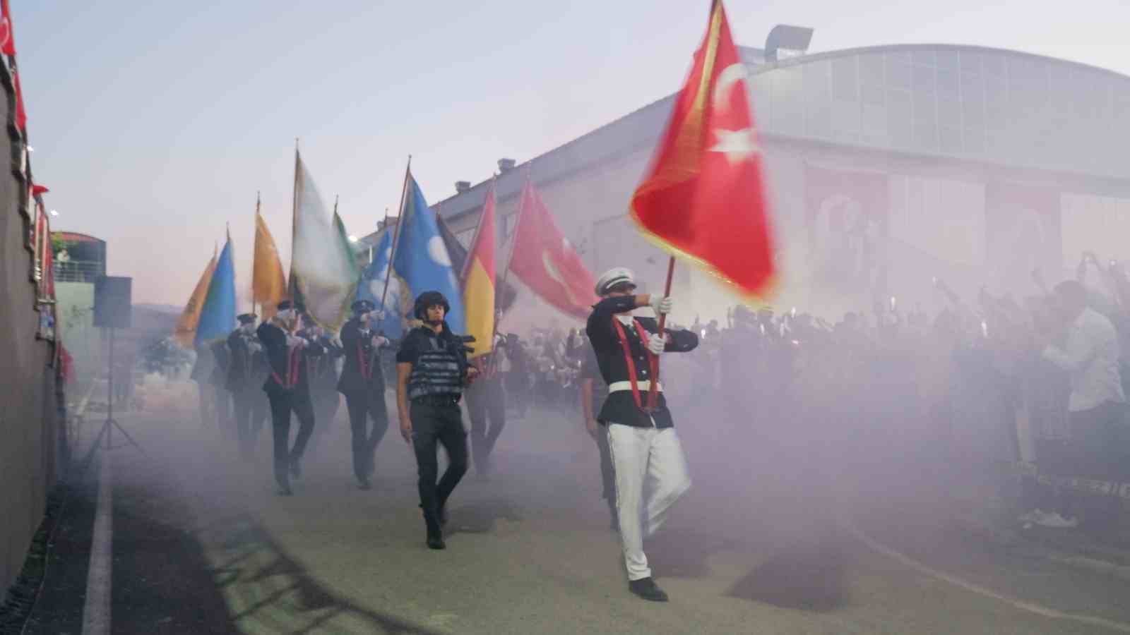 Erzurum’da polis adaylarının mezuniyet heyecanı
