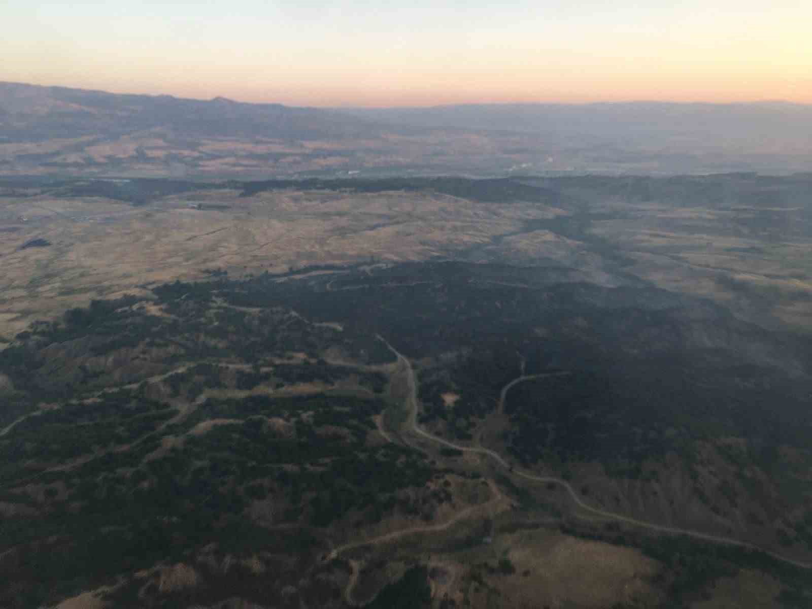 Bingöl’de çıkan orman yangınında 55 hektarlık alan zarar gördü