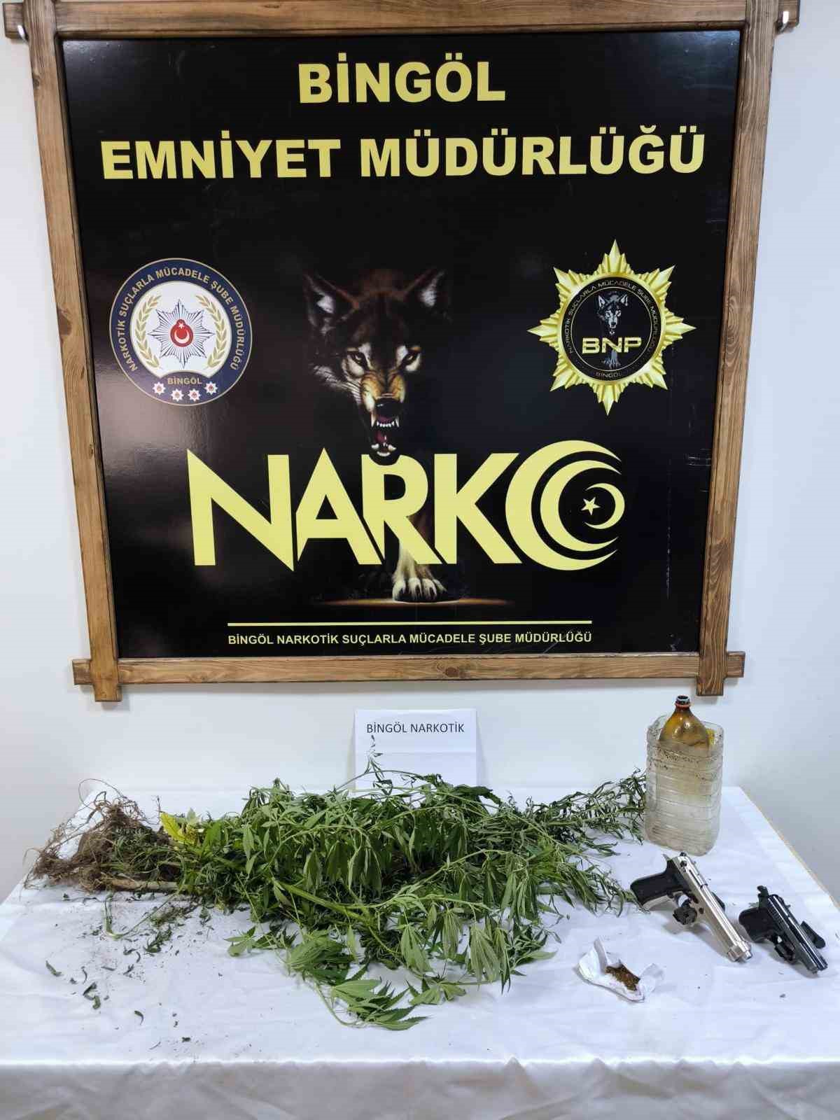 Bingöl’de uyuşturucu operasyonu