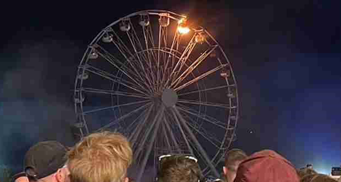 Almanya’da müzik festivalinde dönme dolap yangını: 23 yaralı