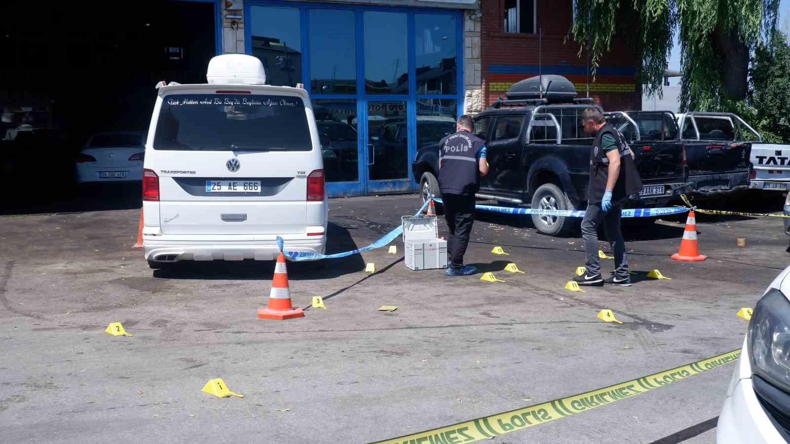 Erzurum’da bir iş yeri kurşunlandı