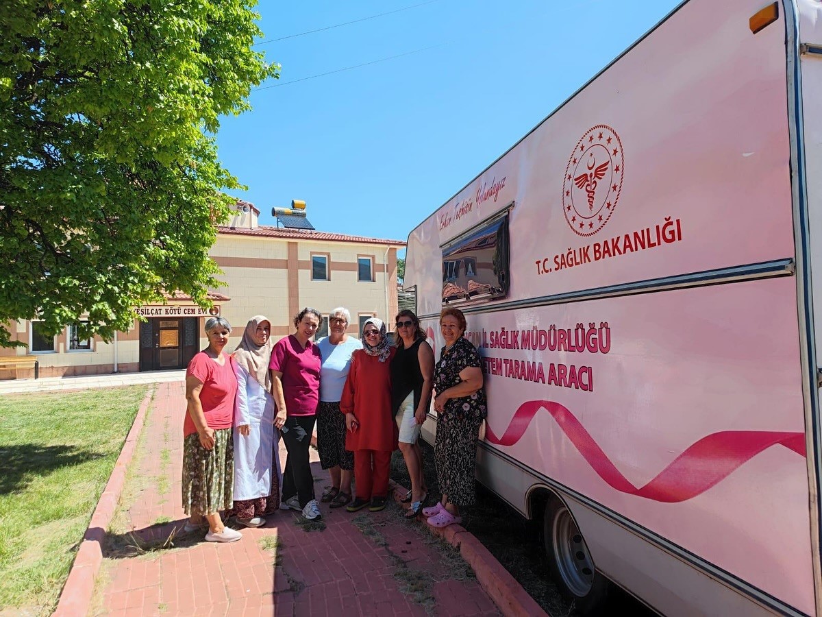 Köylere kanser taraması verildi