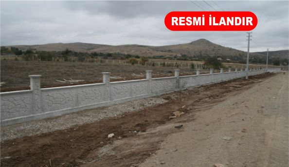 VAN BÜYÜKŞEHİR BELEDİYESİ MEZARLIK DUVARI YAPTIRACAK