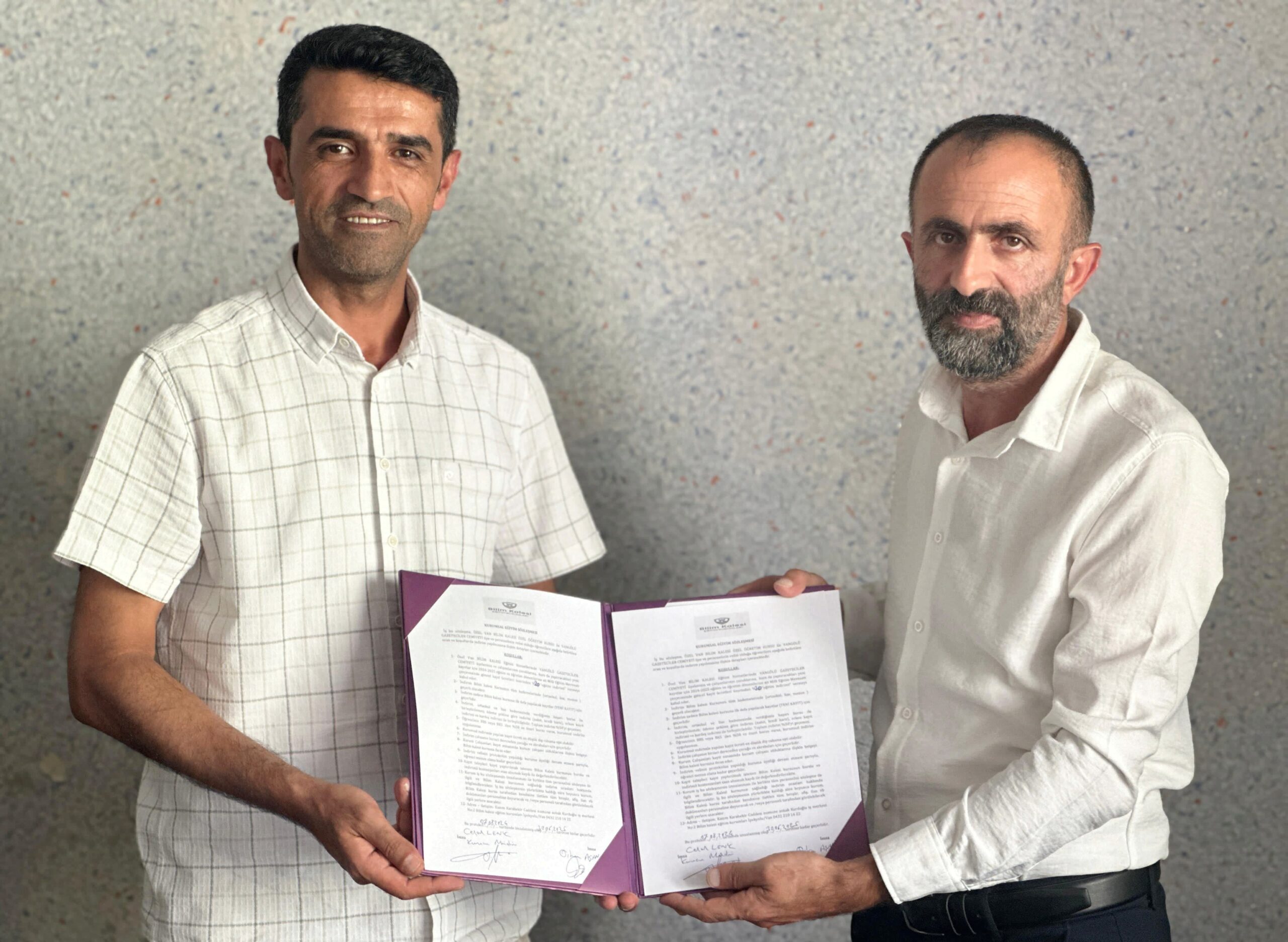 Vangölü Gazeteciler Cemiyeti’nden eğitime destek protokolü