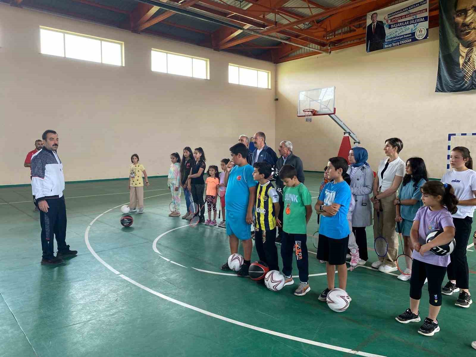 Yaz tatillerini spor yaparak geçirdiler