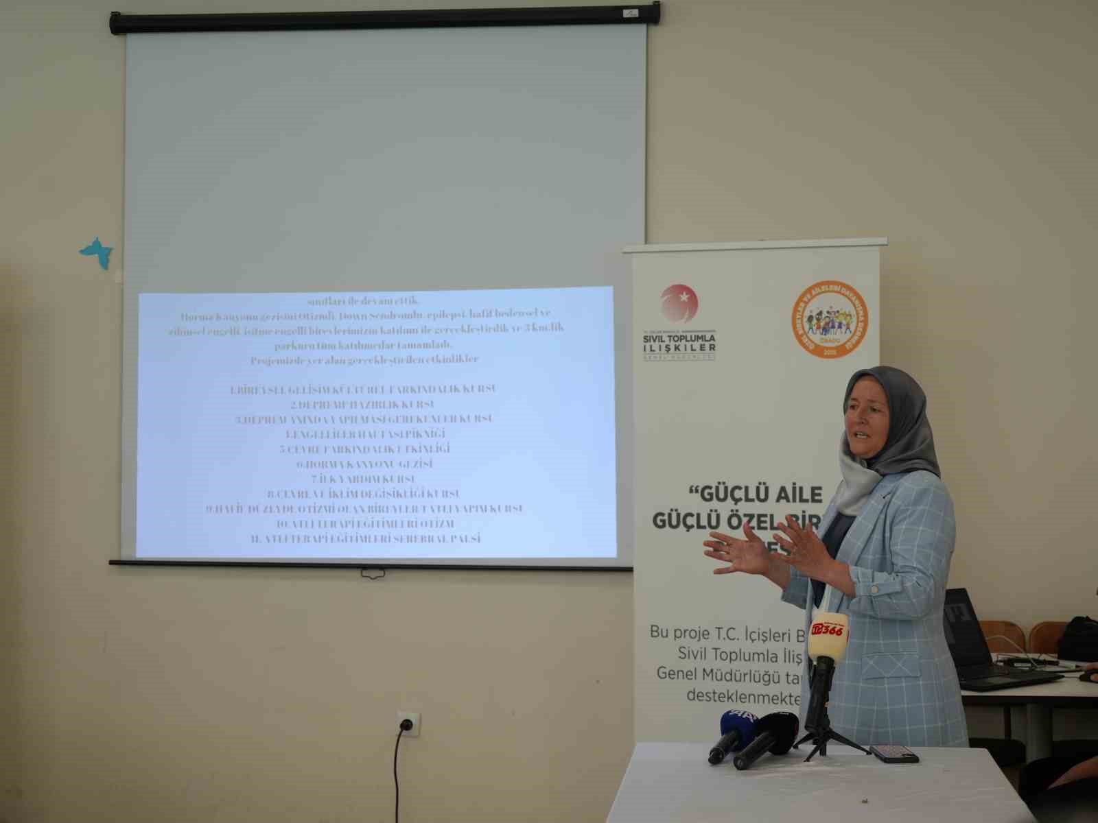 Özel bireylerin hayatına dokunan proje