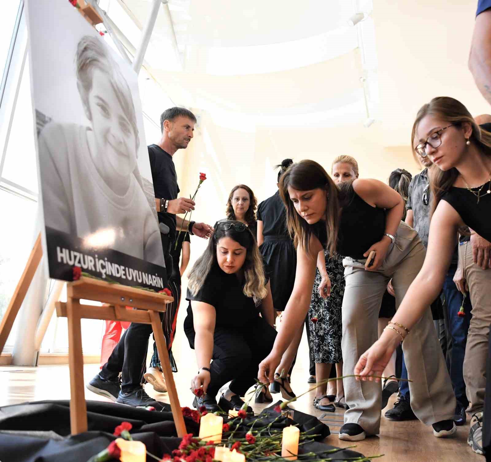 Narin için siyaha büründüler