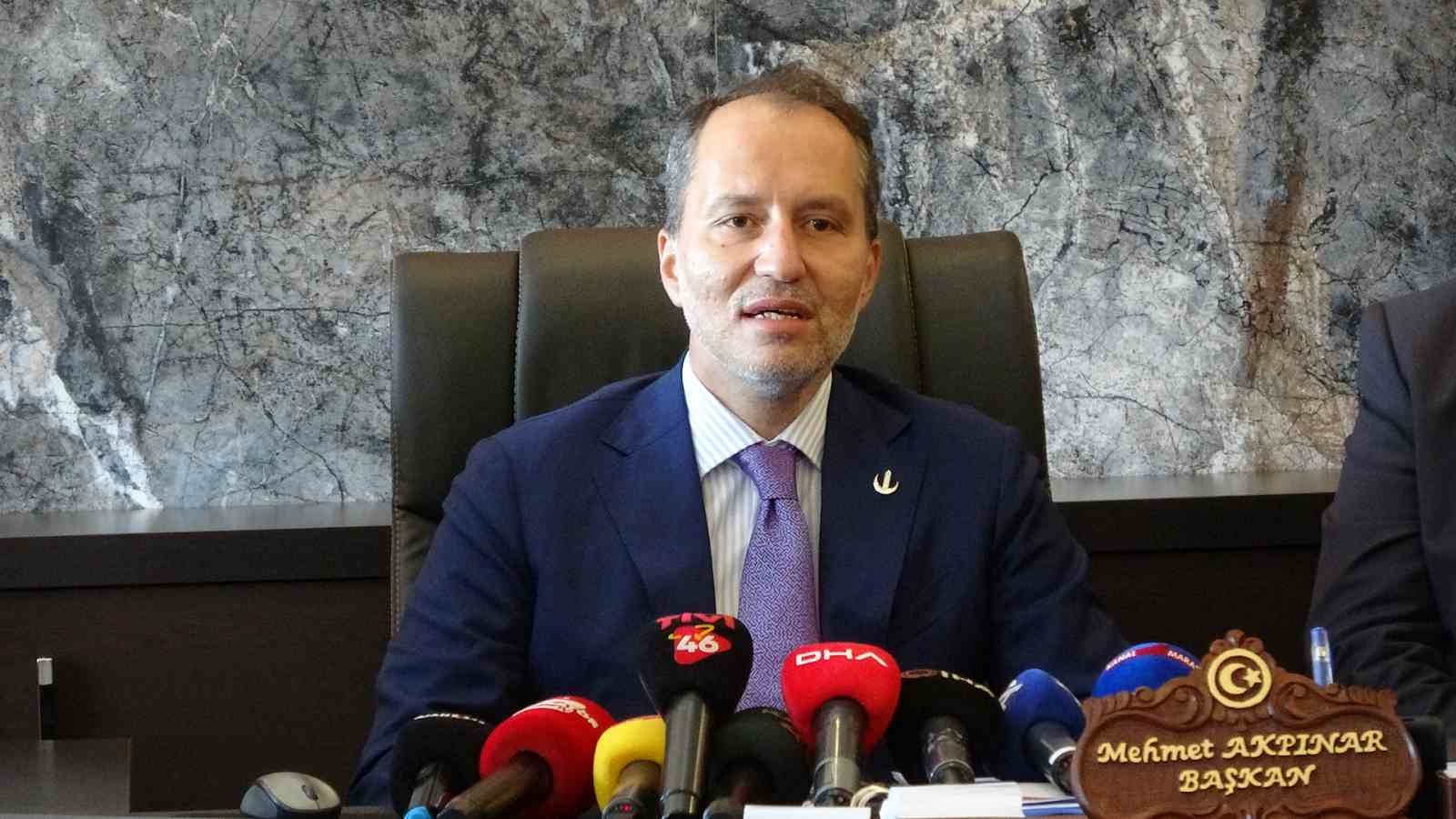 YRP Genel Başkanı Erbakan’dan erken seçim açıklaması