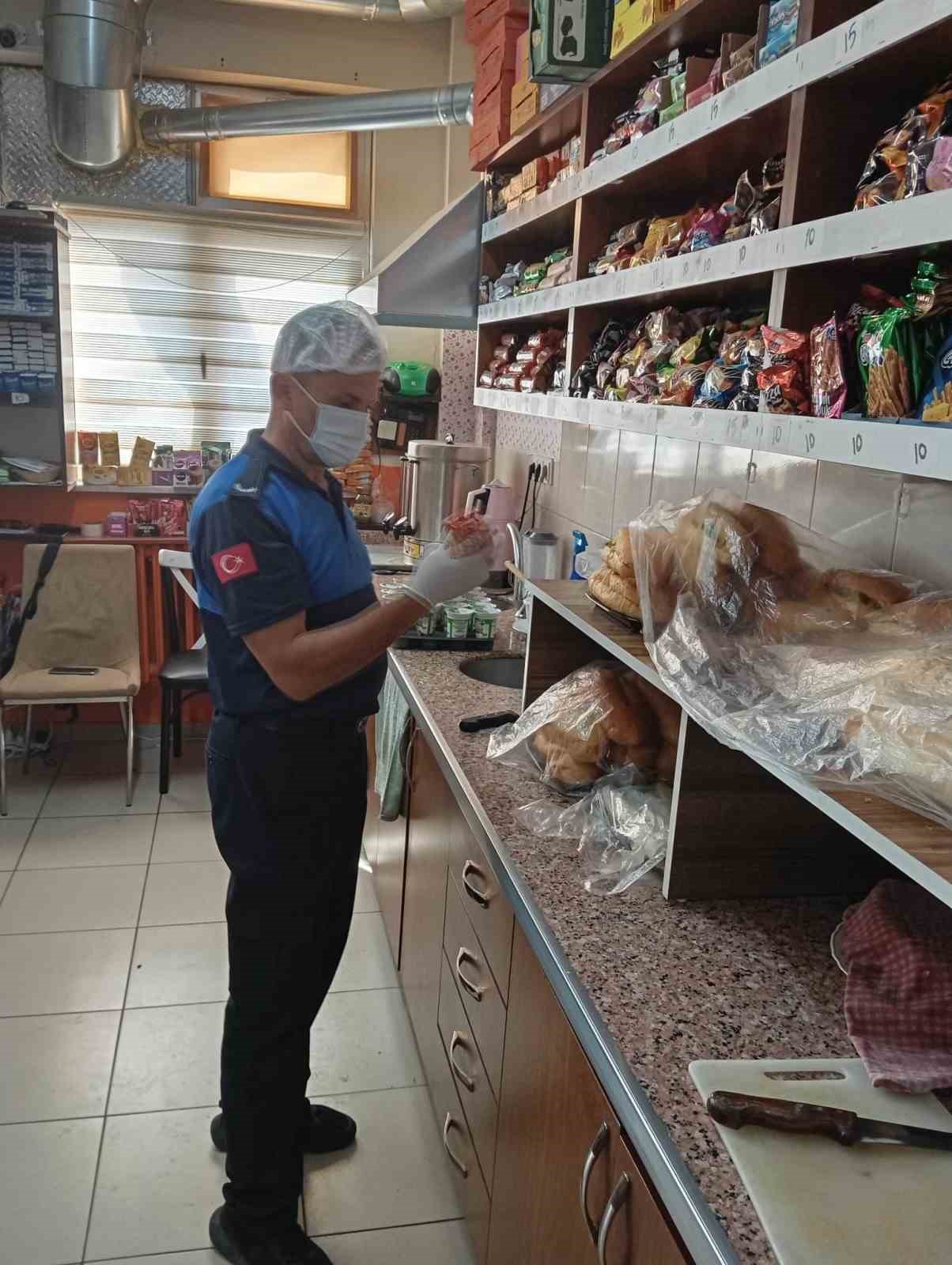 Zabıta ekiplerinden  okul kantinlerine denetim