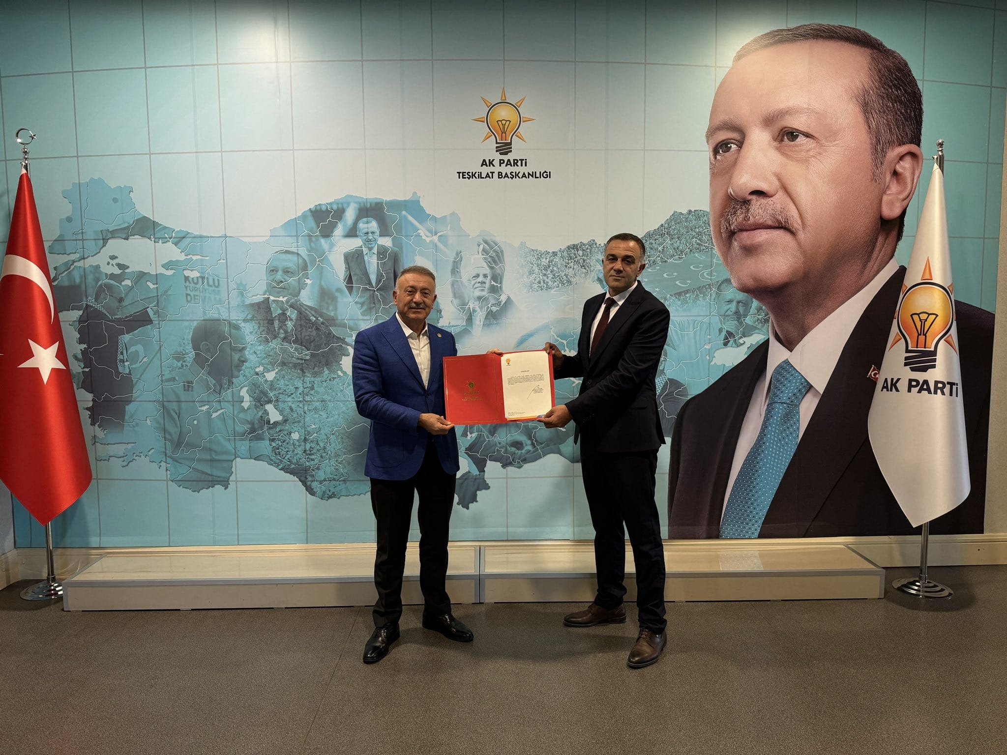 Ak Parti Erciş İlçe Başkanlığında Çalışkan dönemi başladı