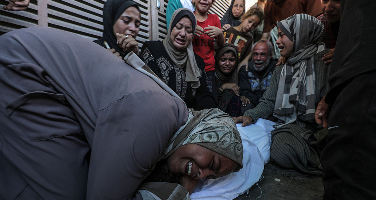 Gazze’de can kaybı 41 bin 595’e yükseldi