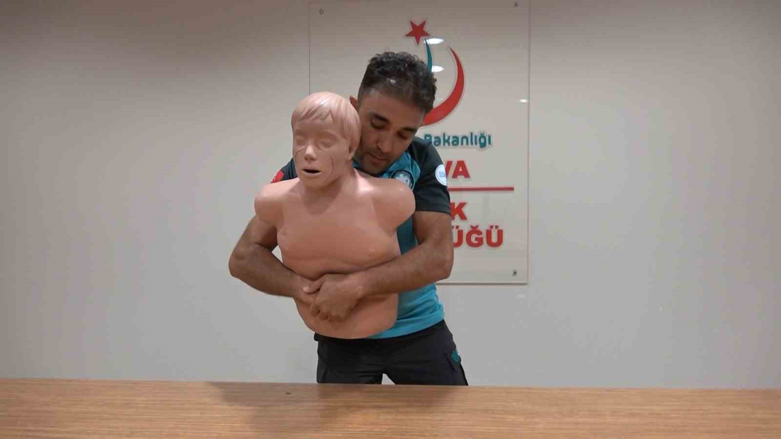 “İlk yardımı bilen birisi topluma azami derecede faydalı olacaktır”