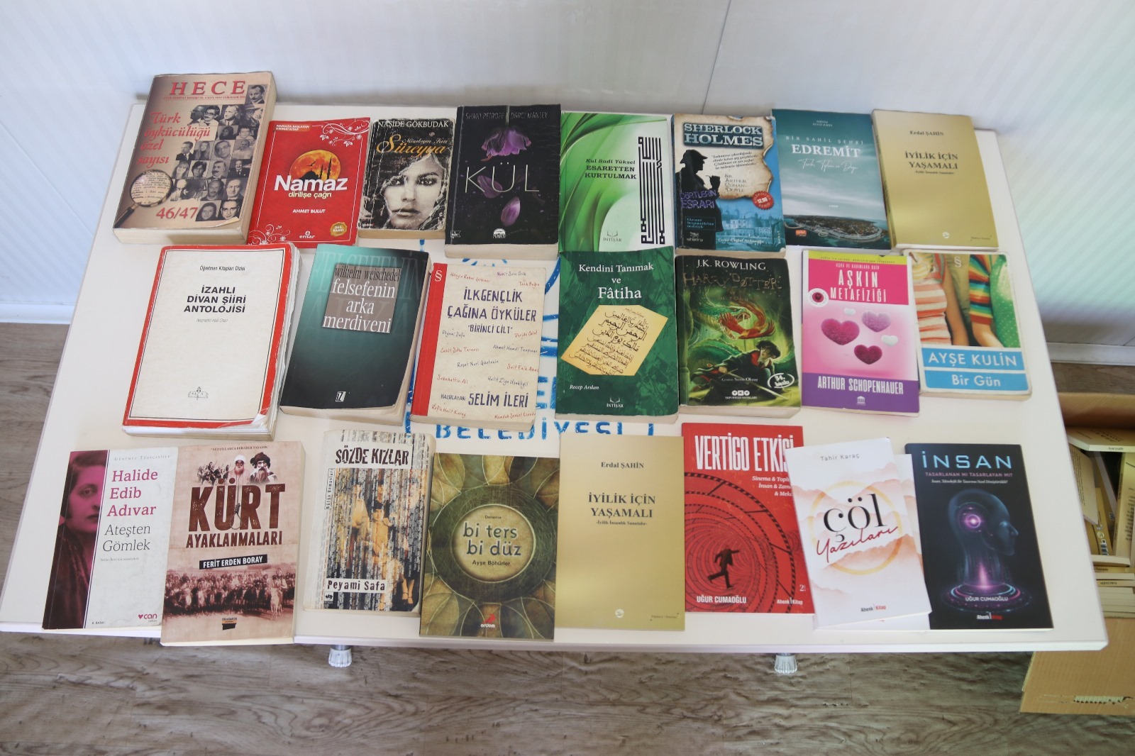 Van’da çöpe atılan kitaplar yeniden okurları ile buluşuyor