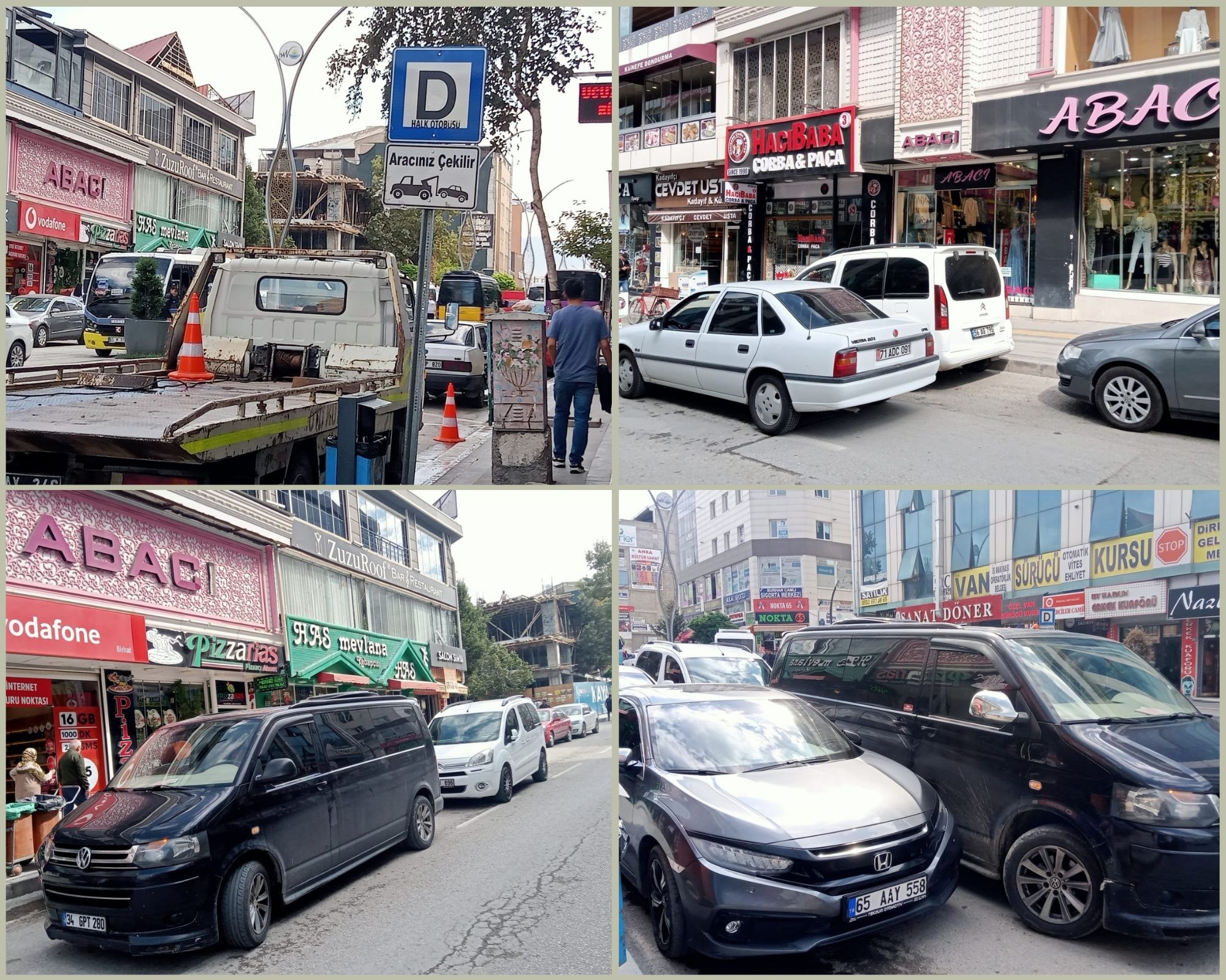 Van’da uyarı levhası var, zabıta var, çekici var ama kurallara uyan yok!