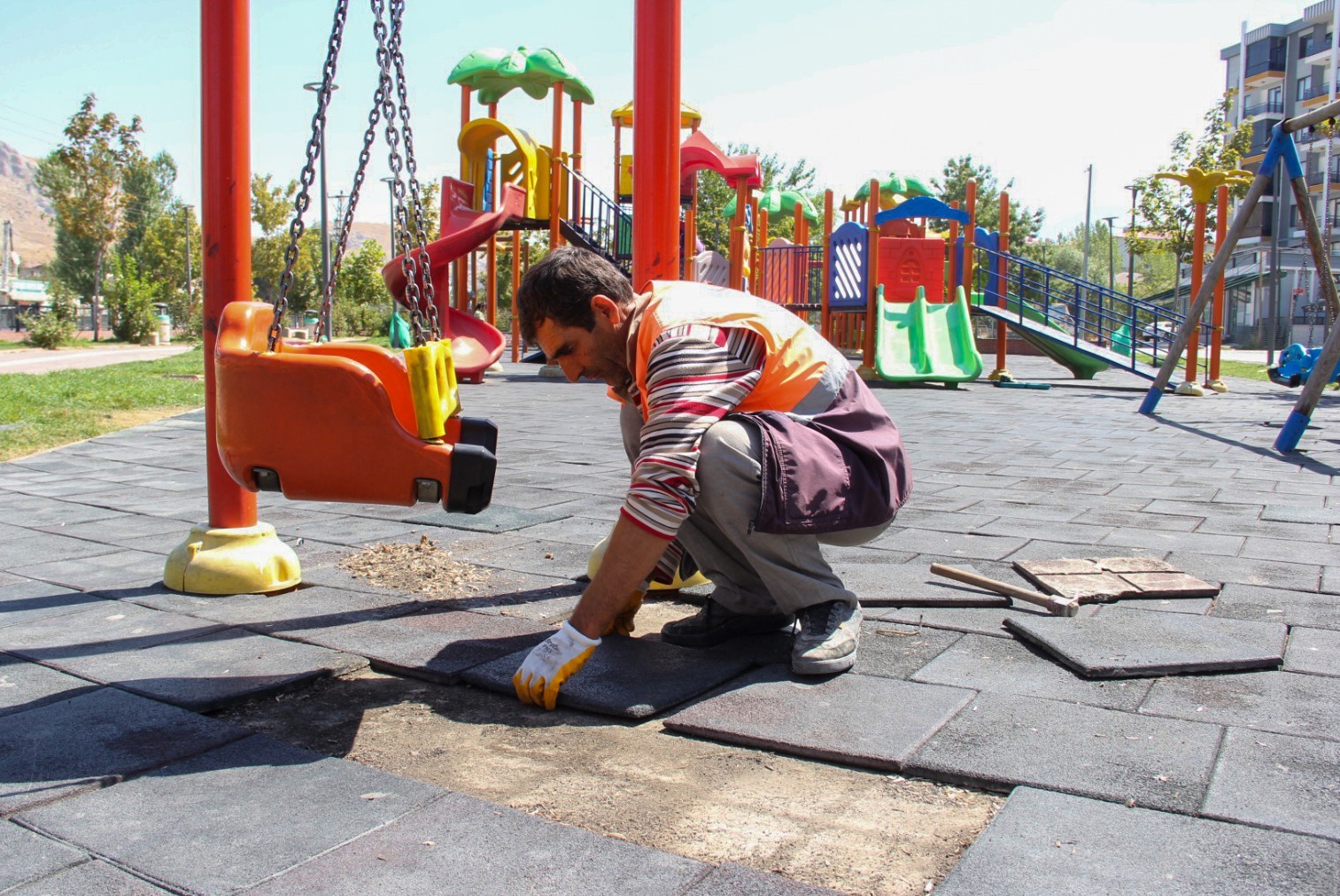 Van’daki parklar onarıma alındı