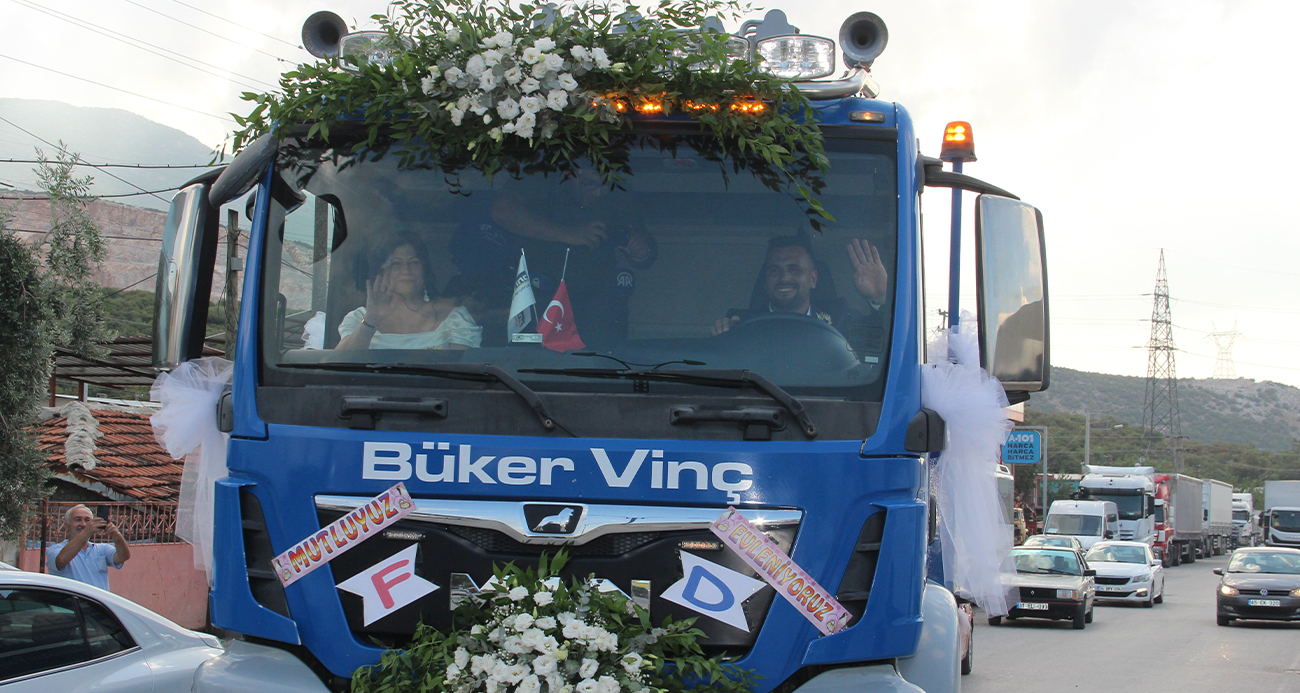 Vinci gelin arabasına çevirdi