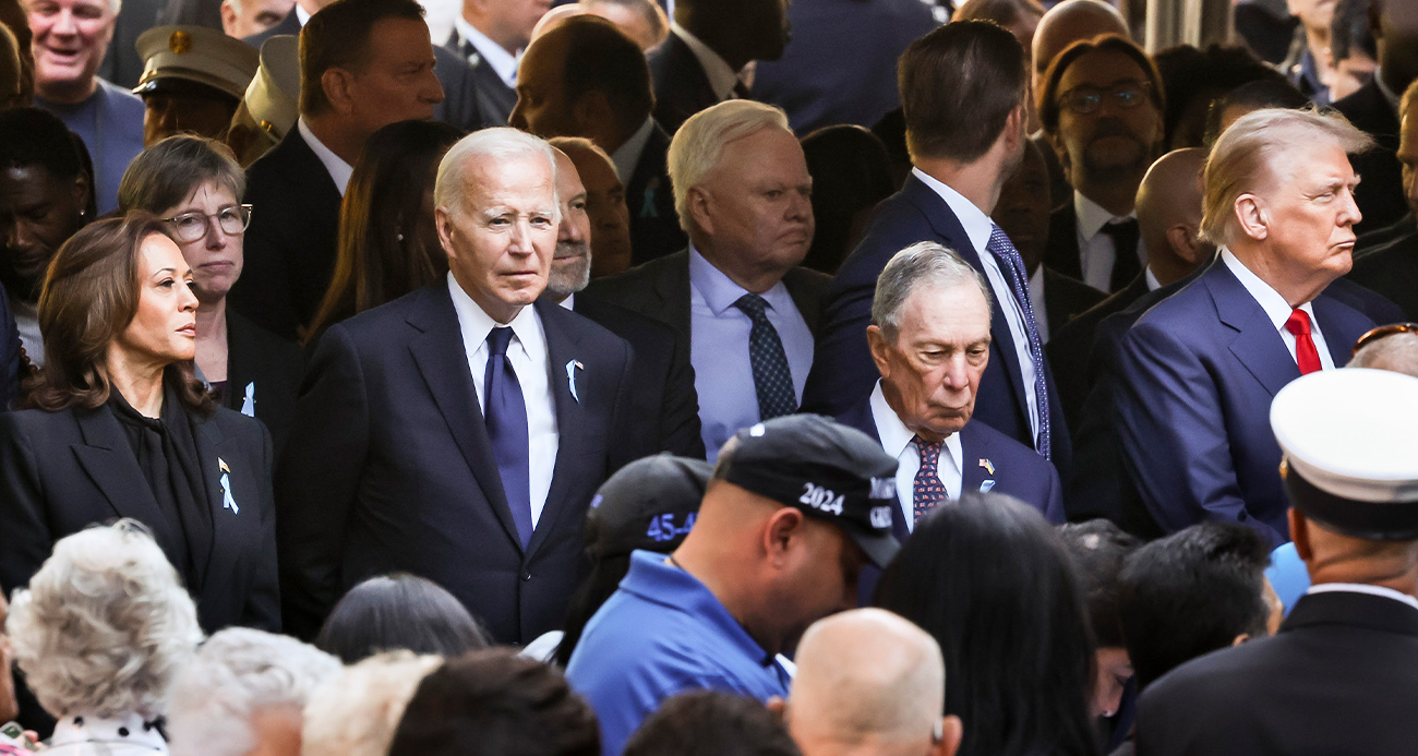 Biden, Harris ve Trump “11 Eylül” anma törenine katıldı