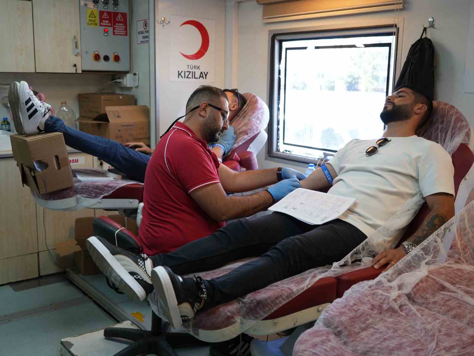 Kan bağışı için seferber oldular