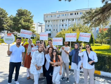 Van’da sağlık için yürüdüler