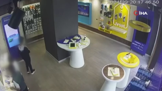 160 bin lira değerindeki telefonları böyle çaldılar