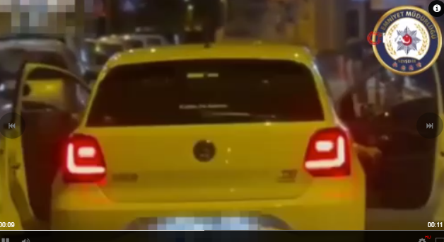 Trafikte tehlikeli yolculuk