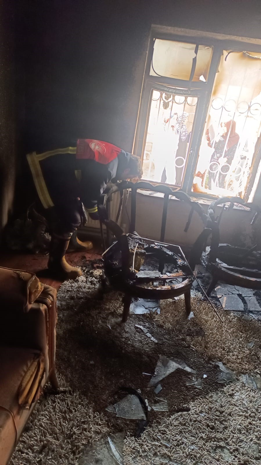 Van’da ev yangını maddi hasara neden oldu