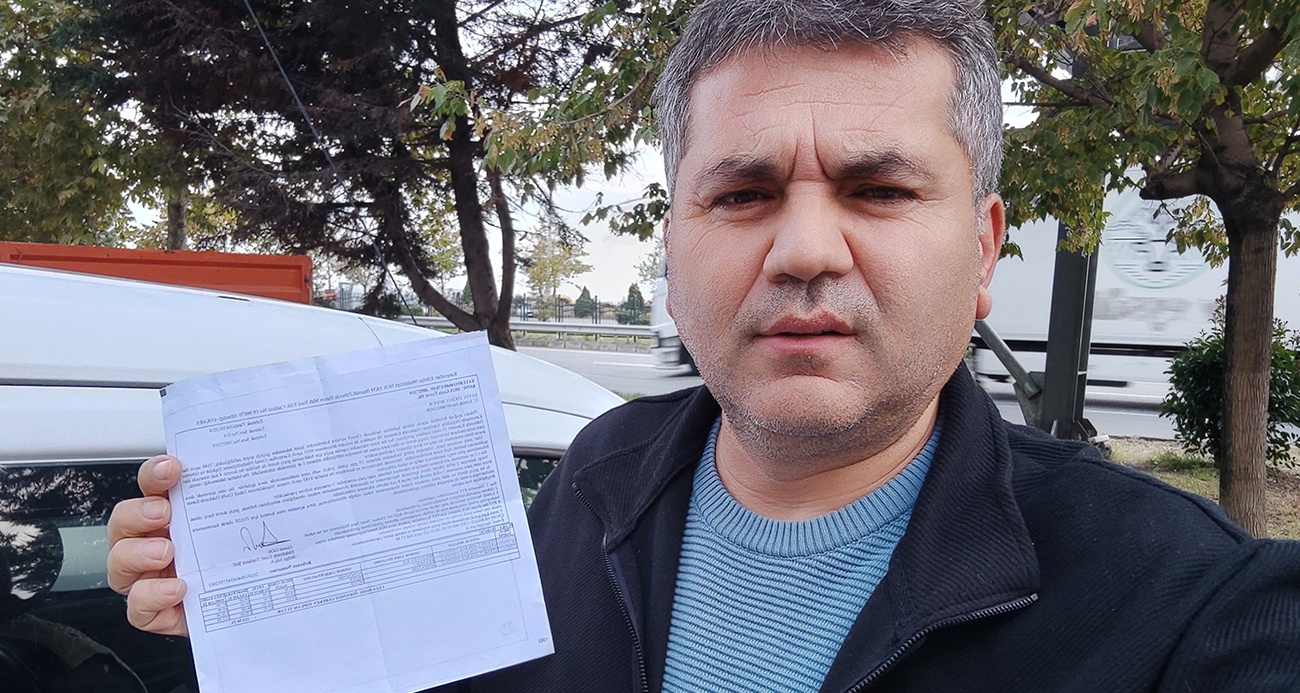 Gitmediği İstanbul’dan HGS cezası geldi