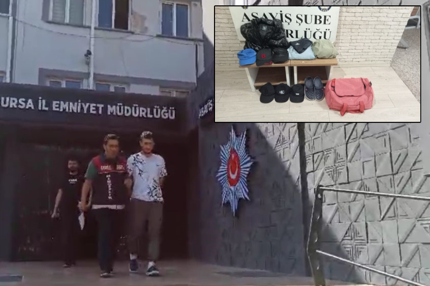 53 suç kaydı bulunan şüpheliyi çaldığı ayakkabı yakalattı