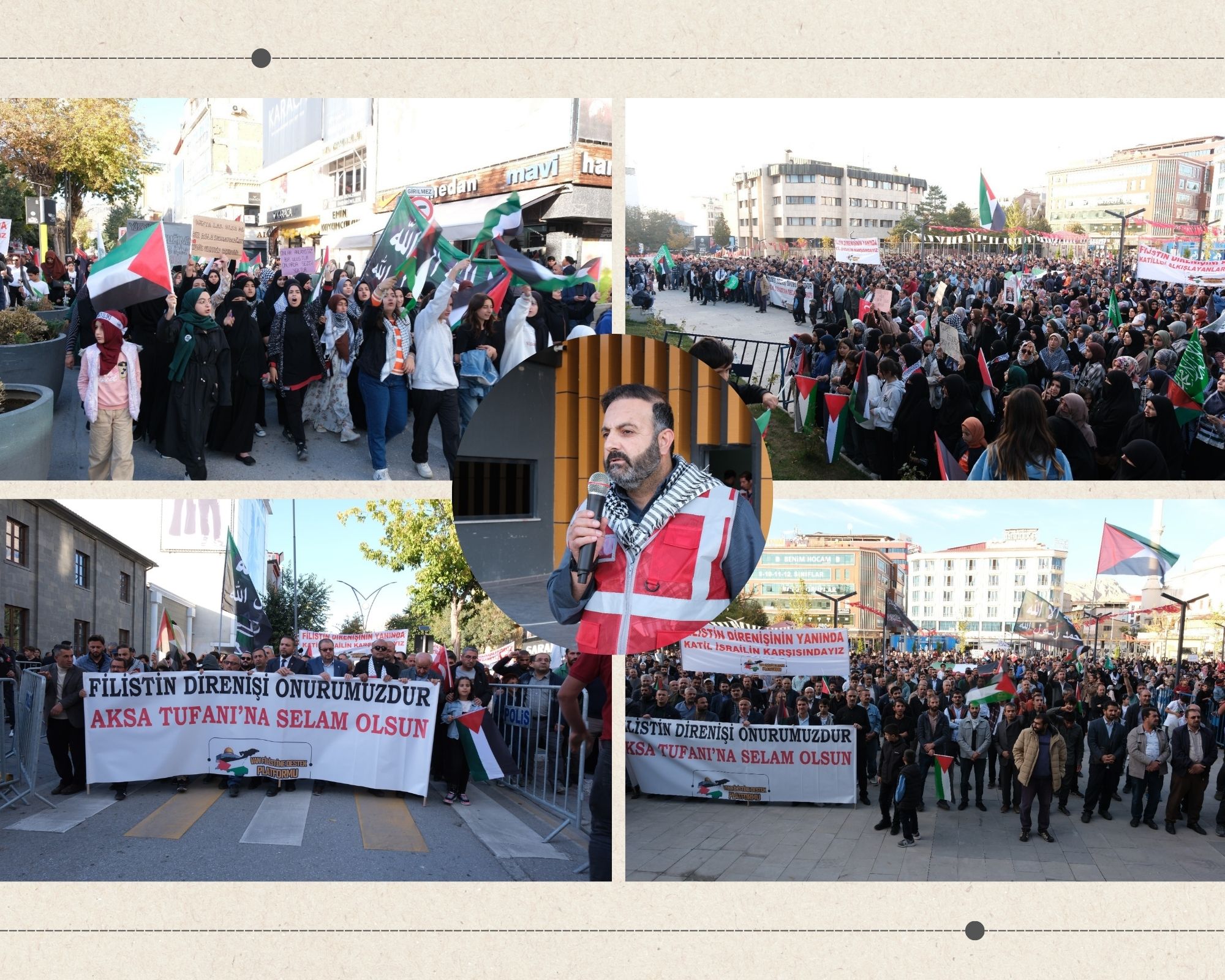 Van’da “Filistin’e Destek Yürüyüşü” yapıldı