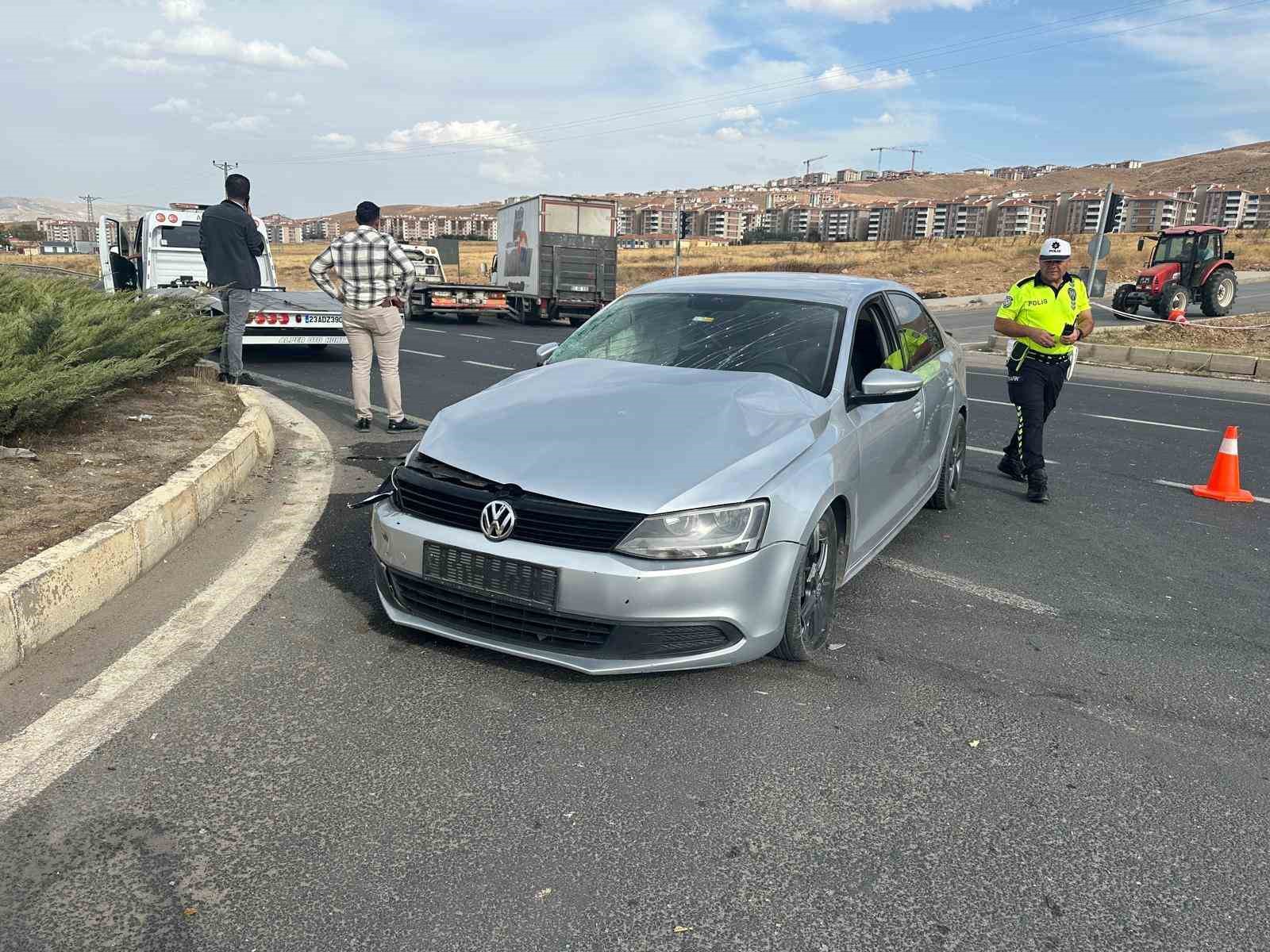 Elazığ’da kaza: 2 yaralı