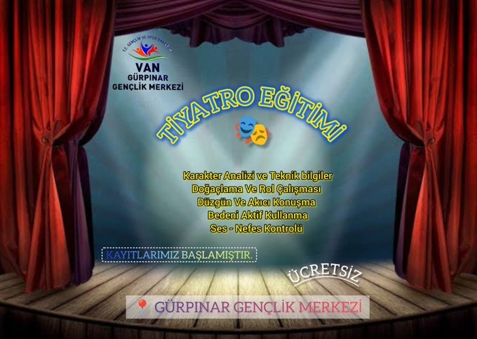 Gürpınar Gençlik Merkezinde geleceğin sanatçıları  yetişiyor