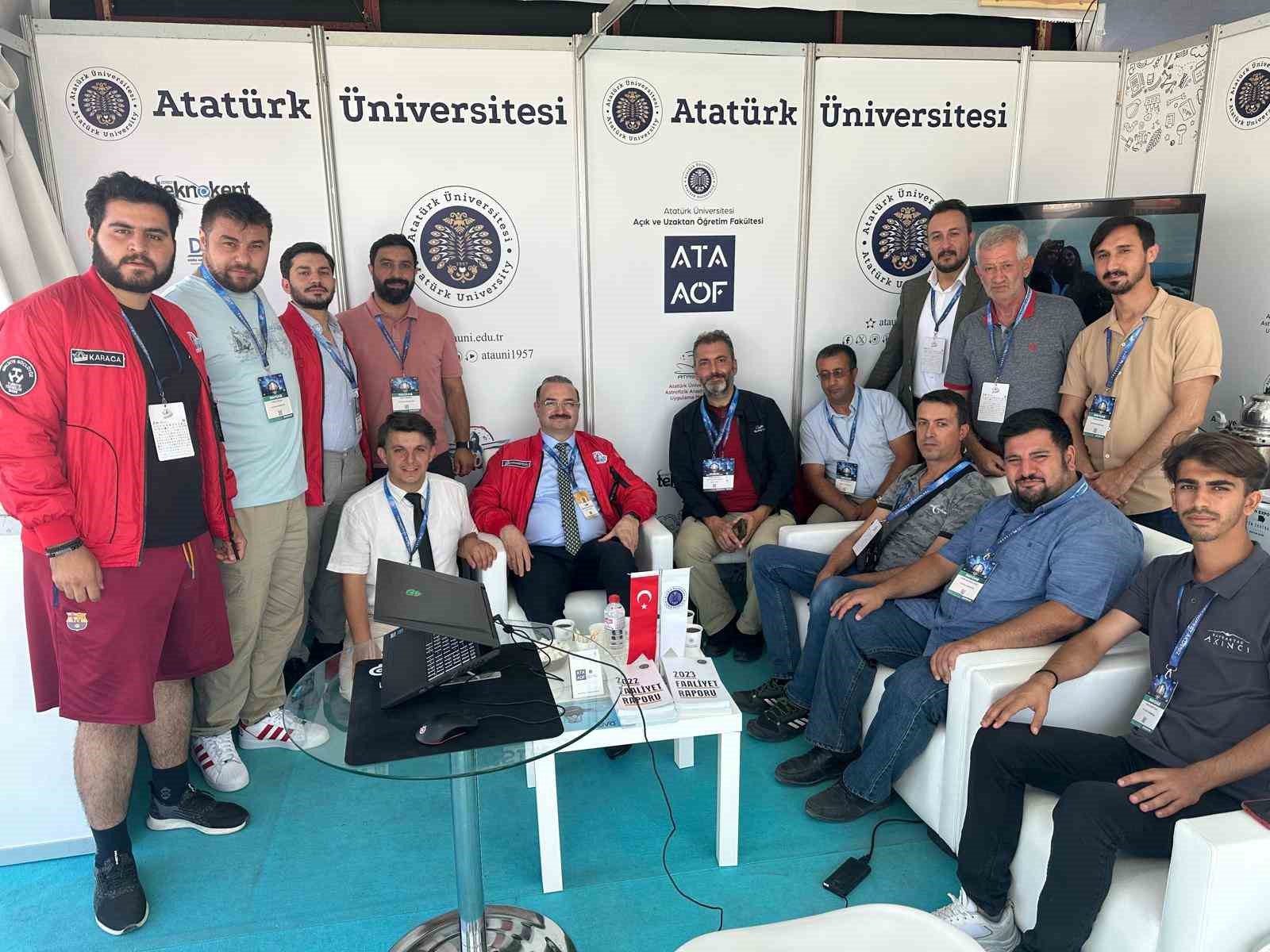 Teknofest’te Atatürk Üniversitesi rüzgarı esti