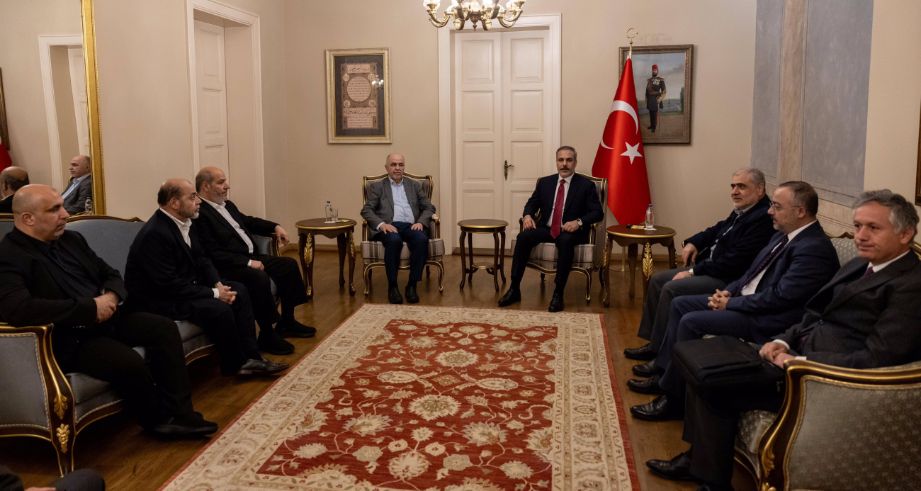 Dışişleri Bakanı Hakan Fidan, Hamas üyeleri ile görüştü