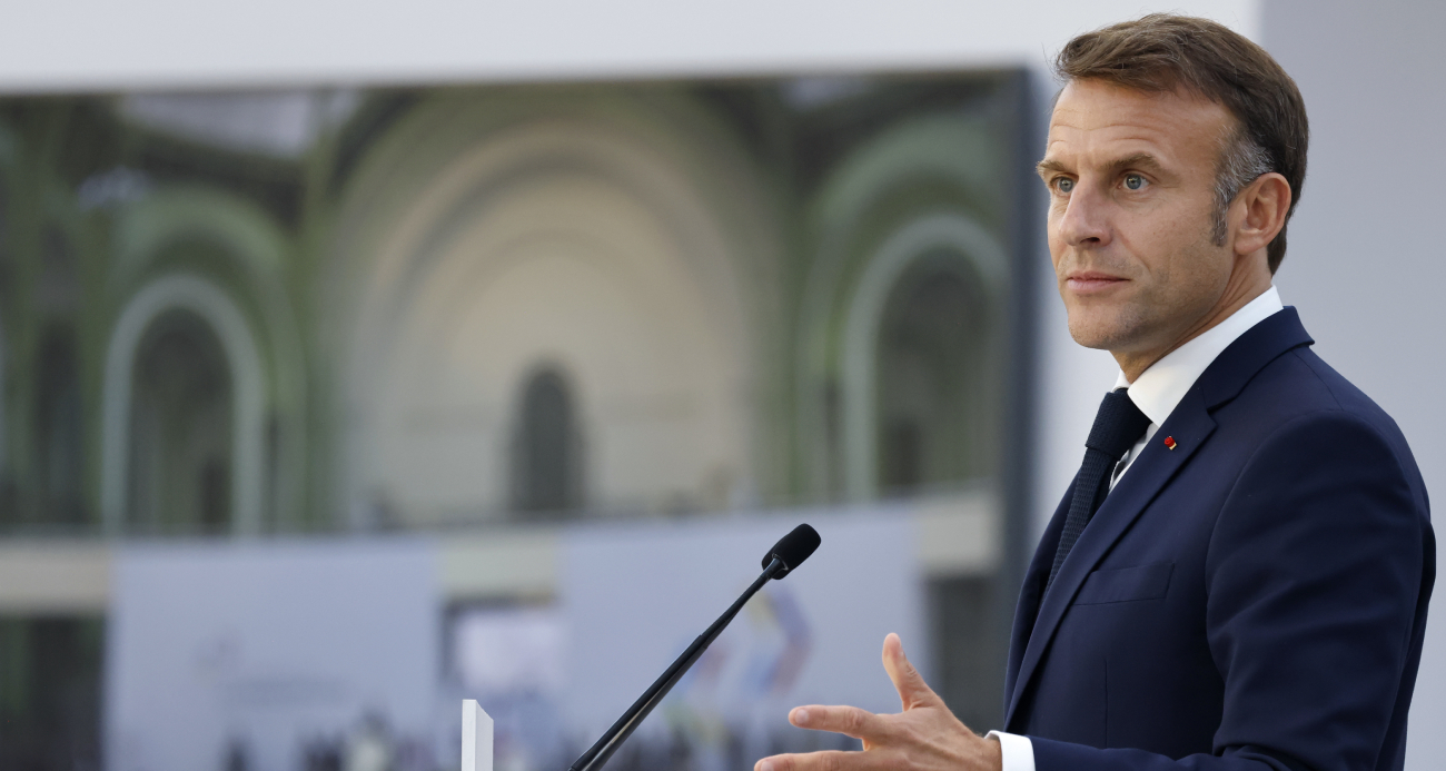 Macron ”Silahların ihracatının durdurulması çatışmaları sonlandırmanın tek yolu”