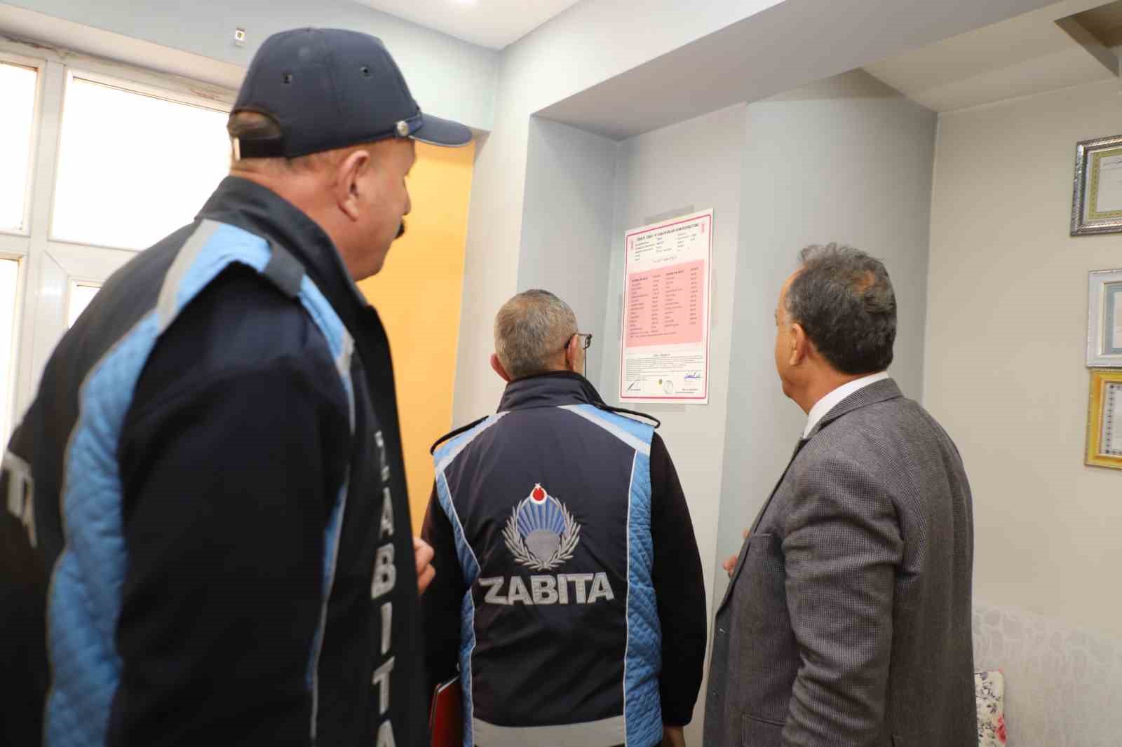 Kadın kuaförler denetlendi