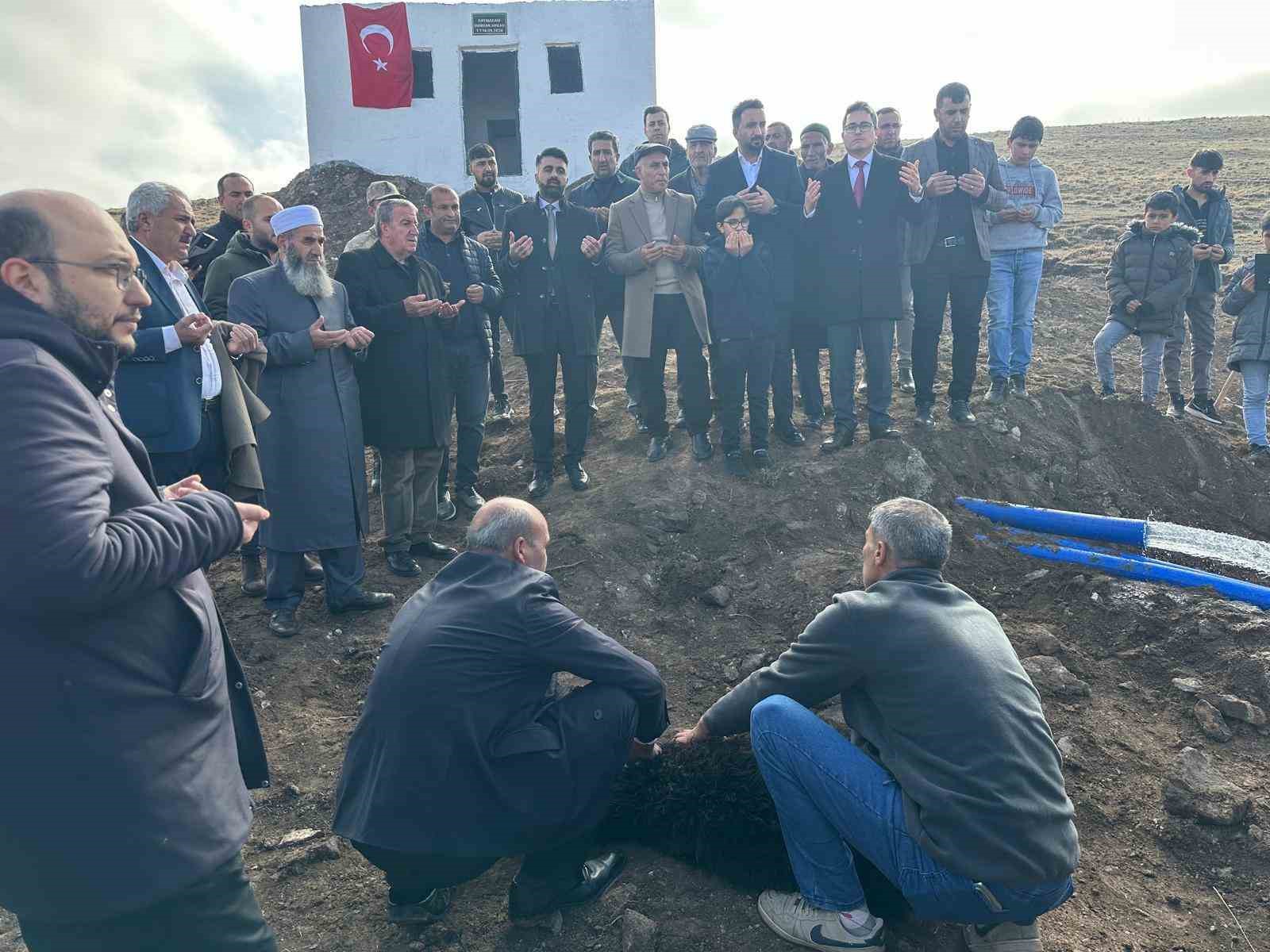Mecliste gündem olan  o köyün su sorunu çözüldü