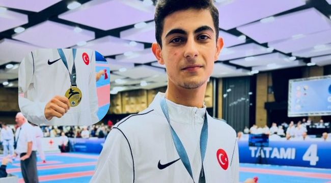 Gürpınar’a altın madalya ile döndü