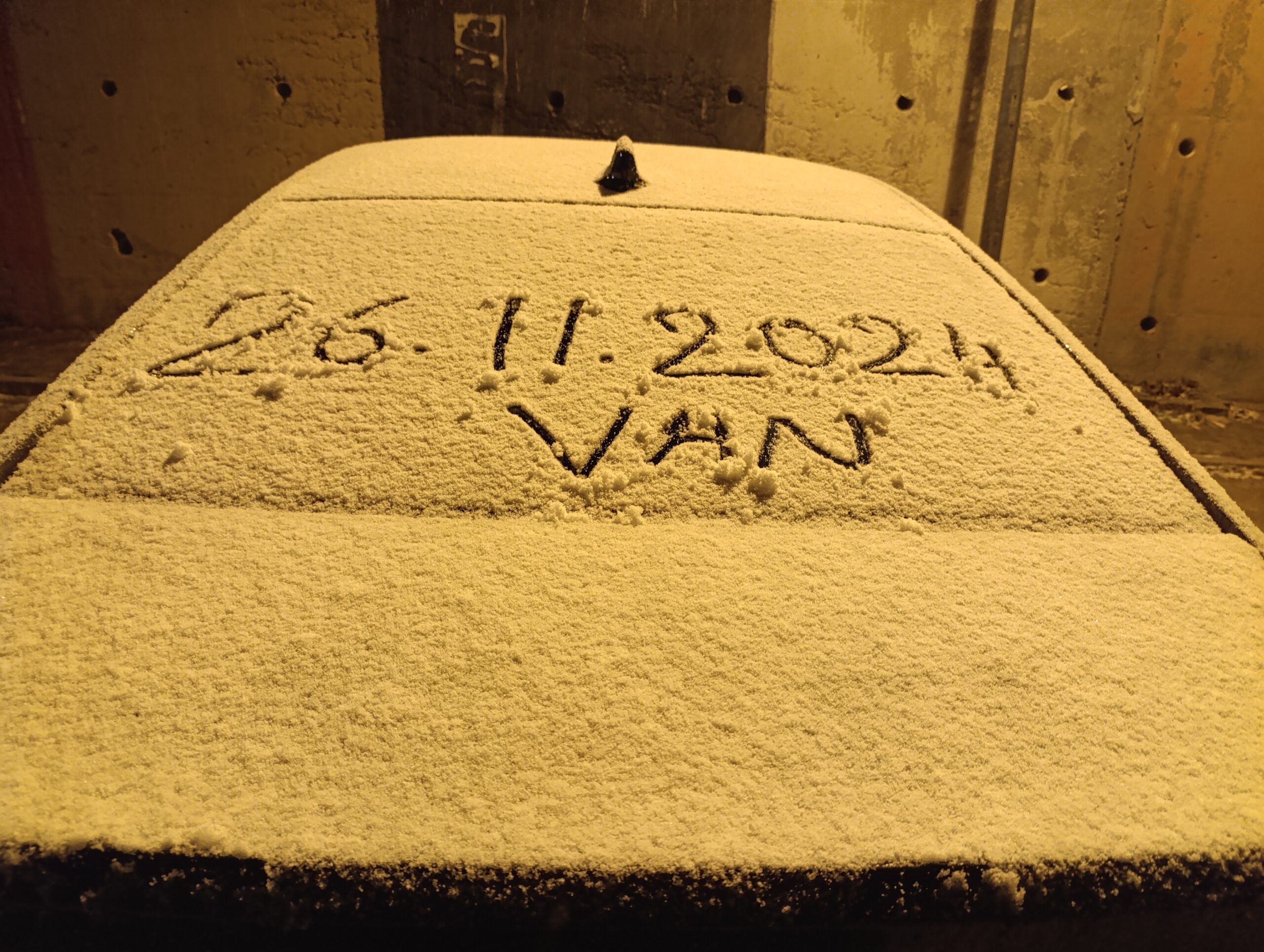 Van’da kar yağışı etkili oldu